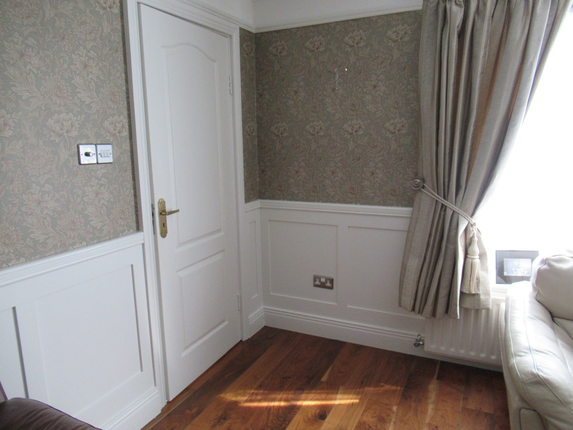 Half wall panelling installed by Elite Building Services Swords